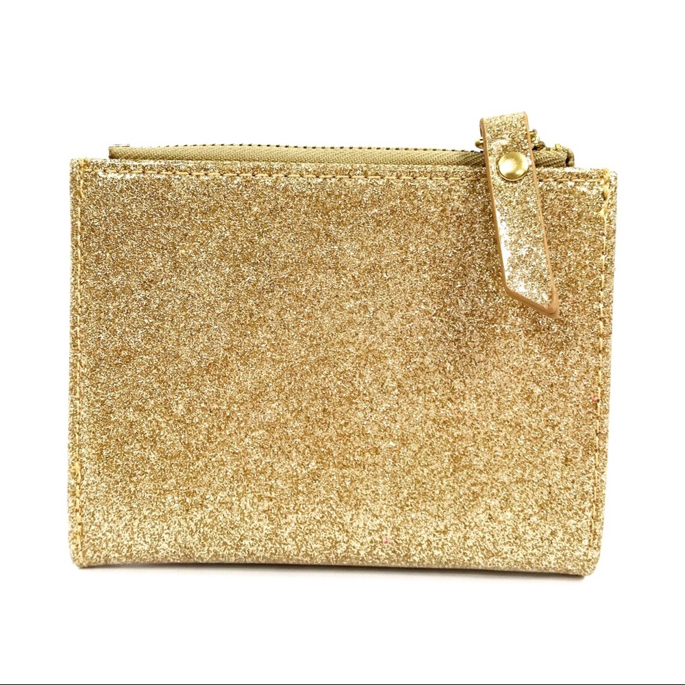 Patent Glitter Bi Fold Wallet